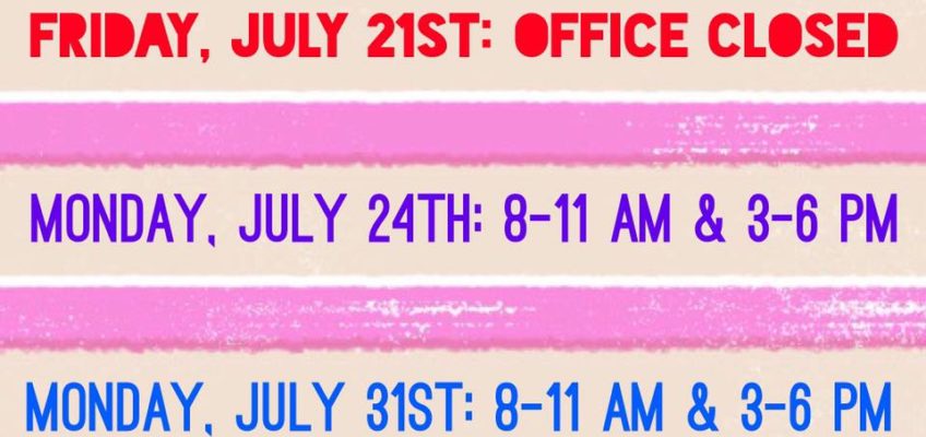 Office Hours Update!