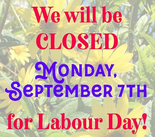 Labour Day – OFFICE CLOSED